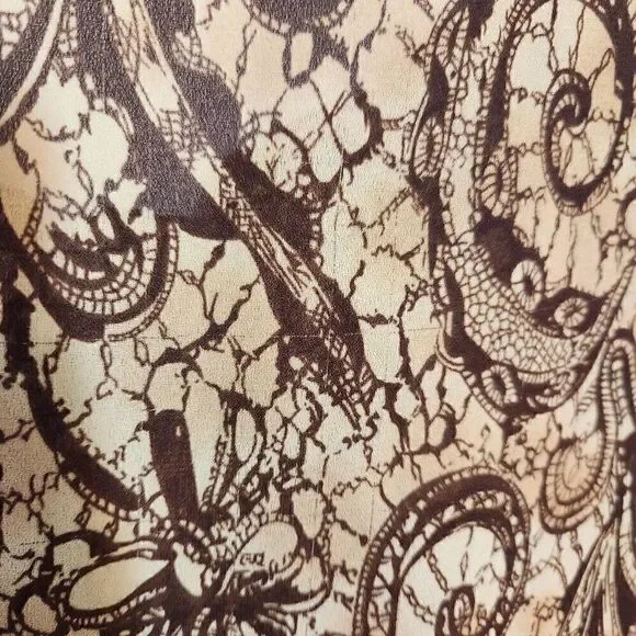 Claudia Richard Latte Swirl Peasant Top - Picture 4 of 7